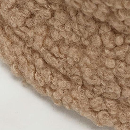 Bucket Hat Solid Color All Match Autumn Winter Lightweight Dome Hat for Outdoor