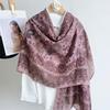 Autumn And Winter New Linen Long Sunscreen Scarf Women'S High-End Silk Scarf Air-Conditioned Room With Shawl Dual-Purpose