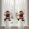 2pcs/set Decorative Christmas Curtain Tiebacks Cartoon Doll Window Curtain Fastener  Home