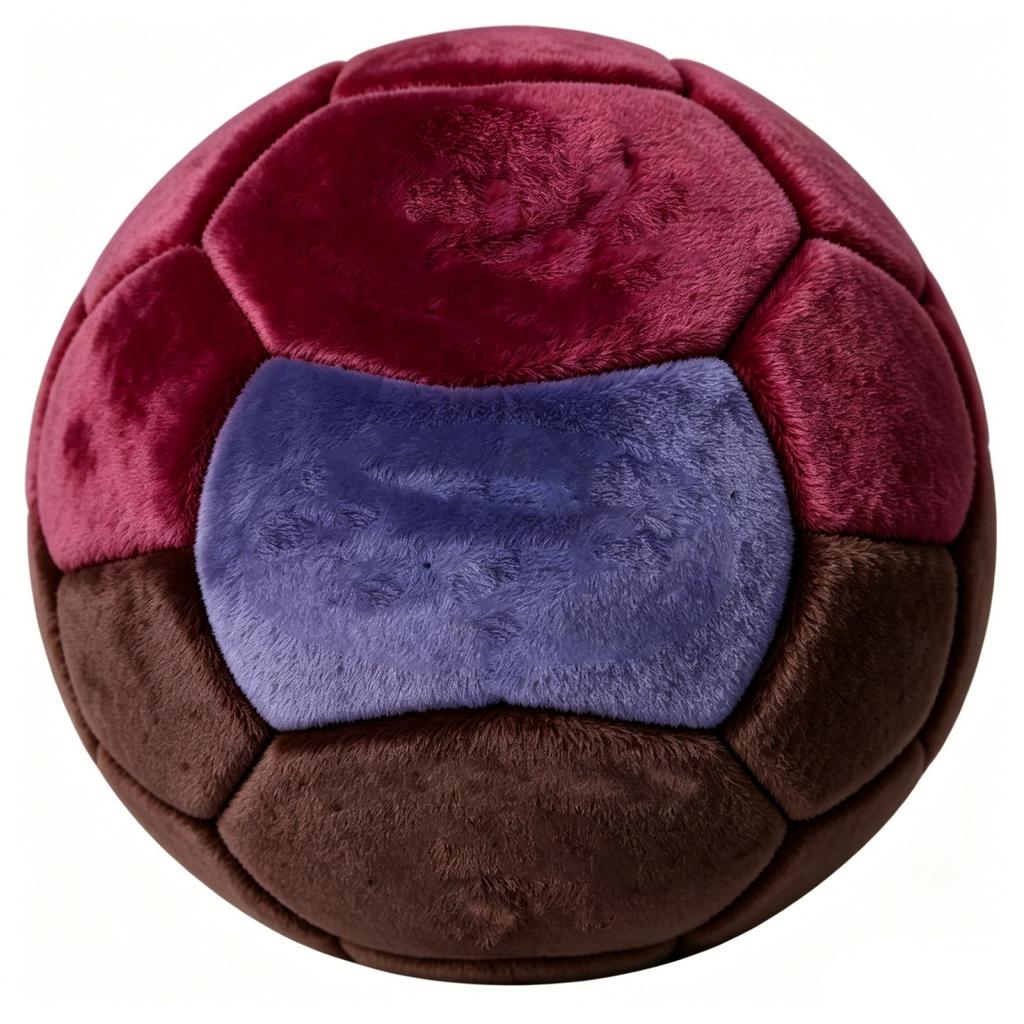 Plush Outdoor Football Sandbag Toy 6cm Soft Fabric Durable Stitching Suitable for Recreational Activities and Sports Training