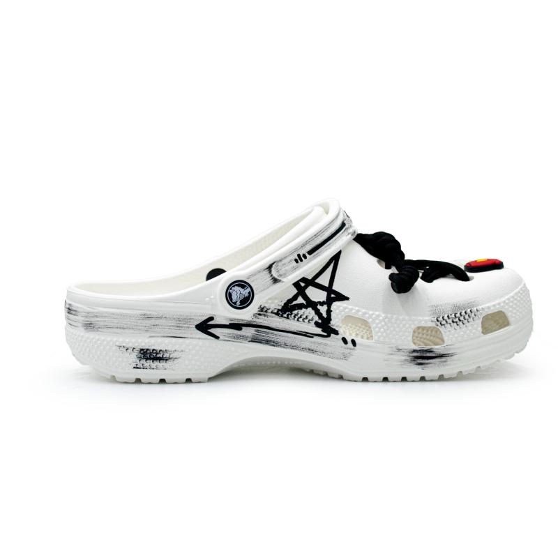 Crocs Classic clog EVA comfortable and stylish simple commuter hole shoes for men and women white