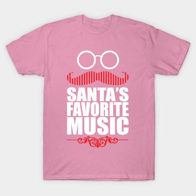 T-Shirt Damen Santas Lieblingsmusik Harajuku Print Kawaii T-Shirt Sommer Kurzarm Damen T-Shirt Top Tee