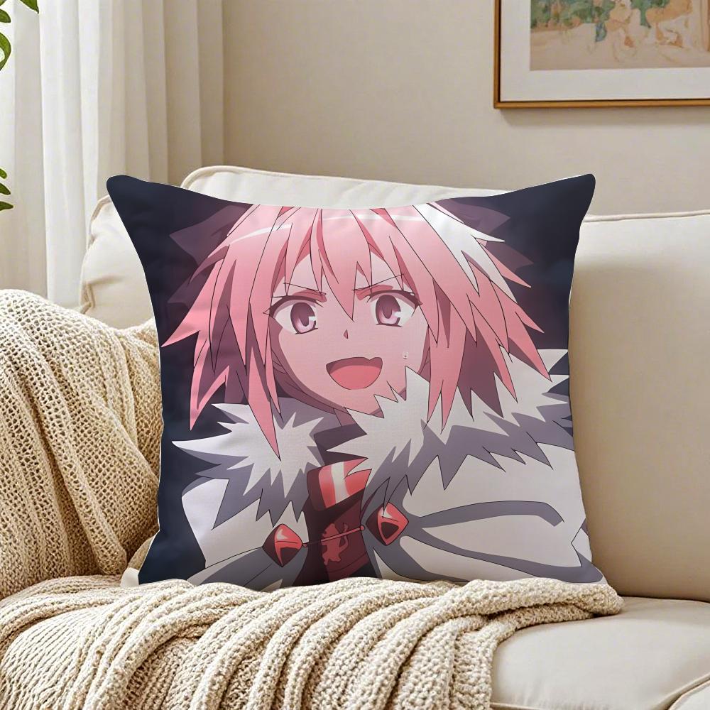 anime eccentric FFate AApocrypha AAstolfo Cushion Cover Pillowcase Antidustmite living Room Sofa Decor Cushion Room
