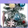 Elegant Pvc Christmas Ornament Hanging Decorations Gift Box For Festive Holiday Decor
