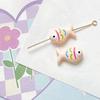 10pcs Colorful Fish Shape Spacer Loose Beads Handmade Craft Jewelry Making Material  DIY Accessories