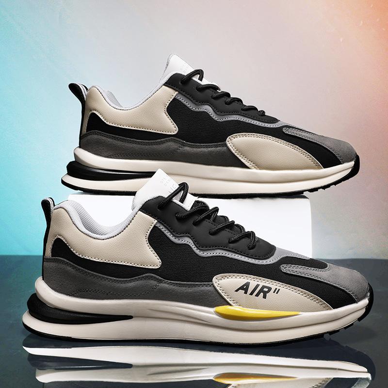 Men's Shoes Lightweight Men's Versatile Wear-resistant Board Shoes Soft Sole Thickened Sports and Leisure Trendy Shoes