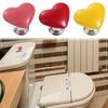 2pcs Heart Shaped Toilet Press Nail Protector Water Press Flush Button Bathroom Supplies