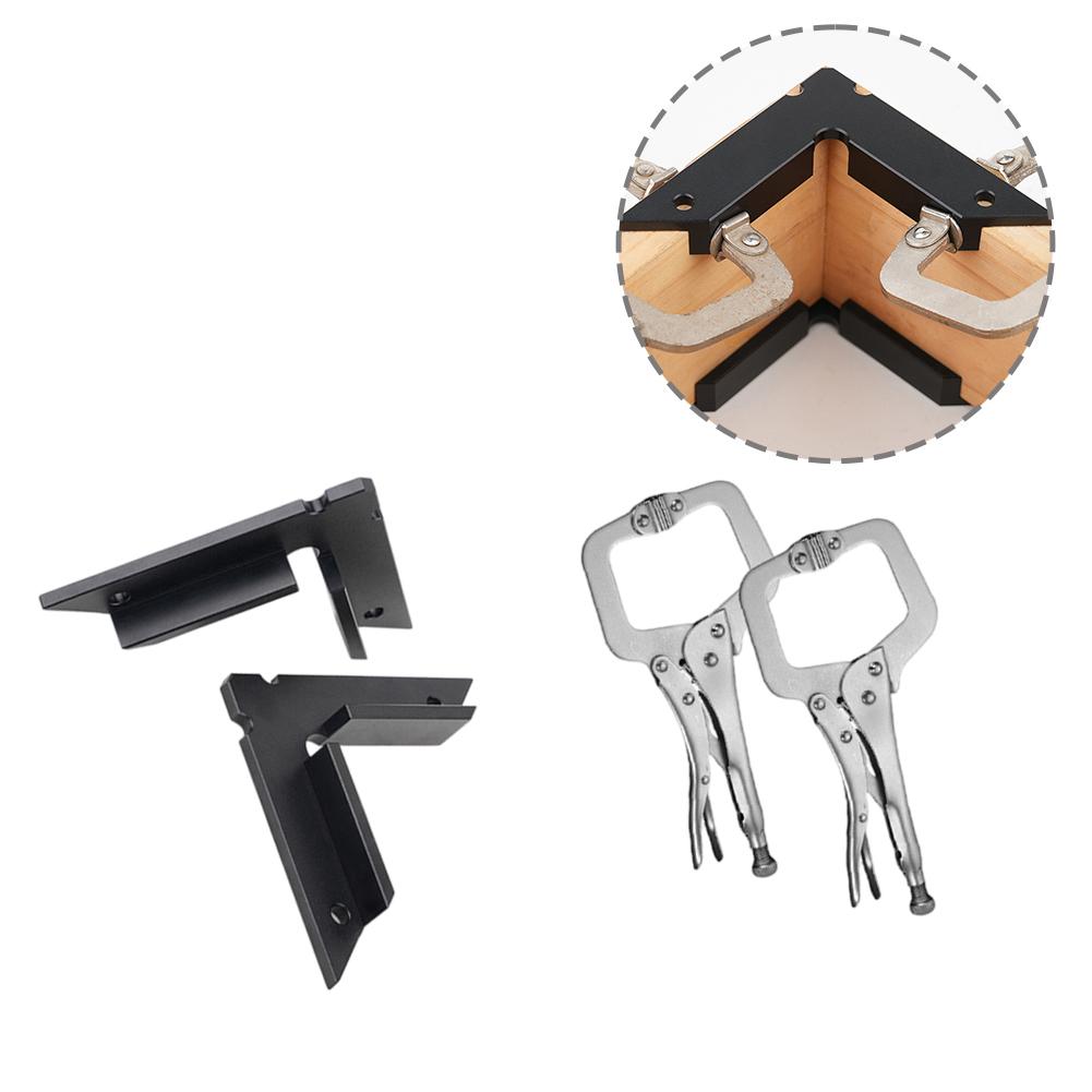 Aluminum Alloy Fixture Right Angle Clamps For Stable Project Assembly High Strength Construction Compact And Lightweight