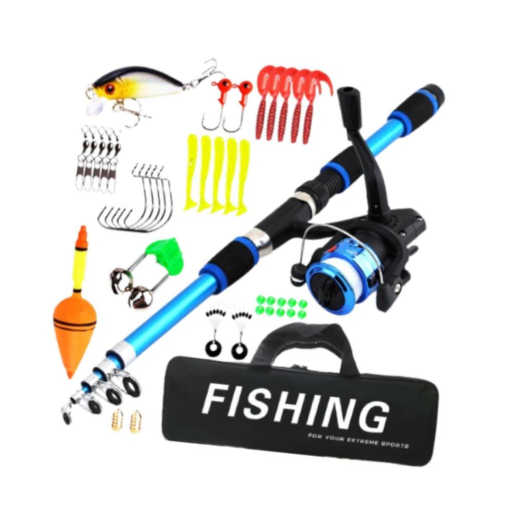 Children's Fishing Kit with Telescopic Rod and Reel for Outdoor Adventures
