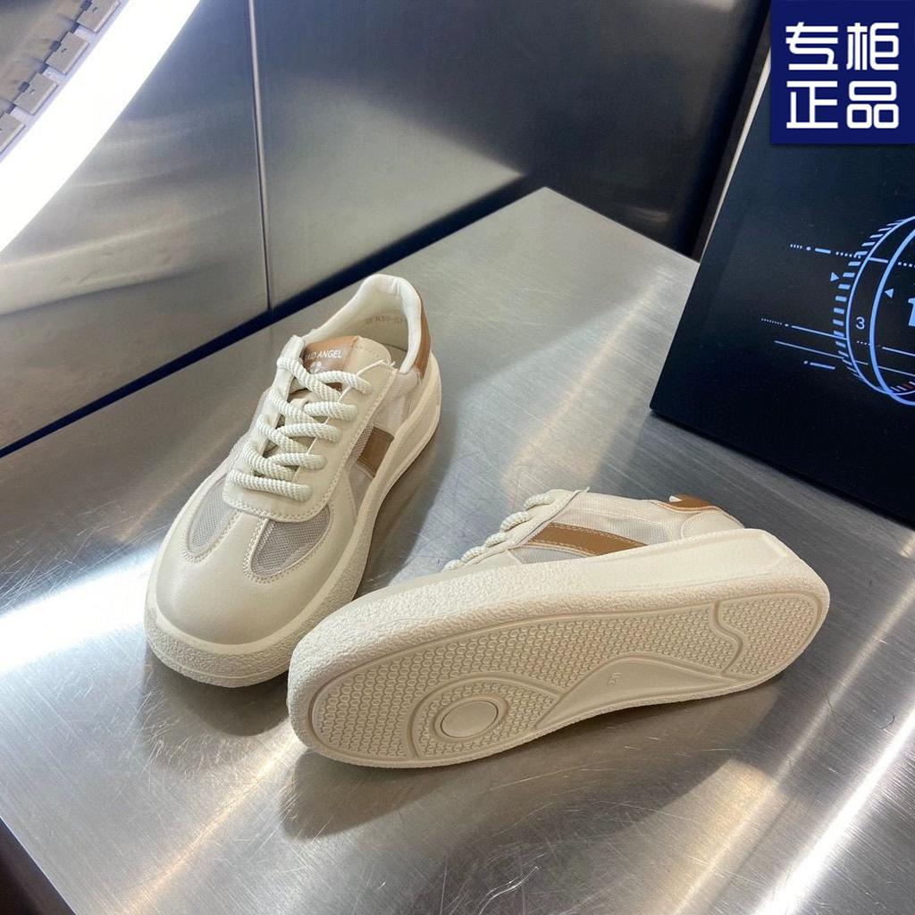 Frühling neue Damen Schuhe Mesh dicksohlige Muffin Schuhe erhöht kleine lässige Board Schuhe Schnürer atmungsaktiv