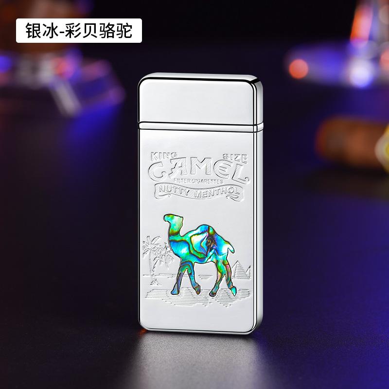 Windproof Red Flame Design Highly Creative Aesthetically Pleasing Lighter Sturdy Durable with High-quality Cigarette Accessories