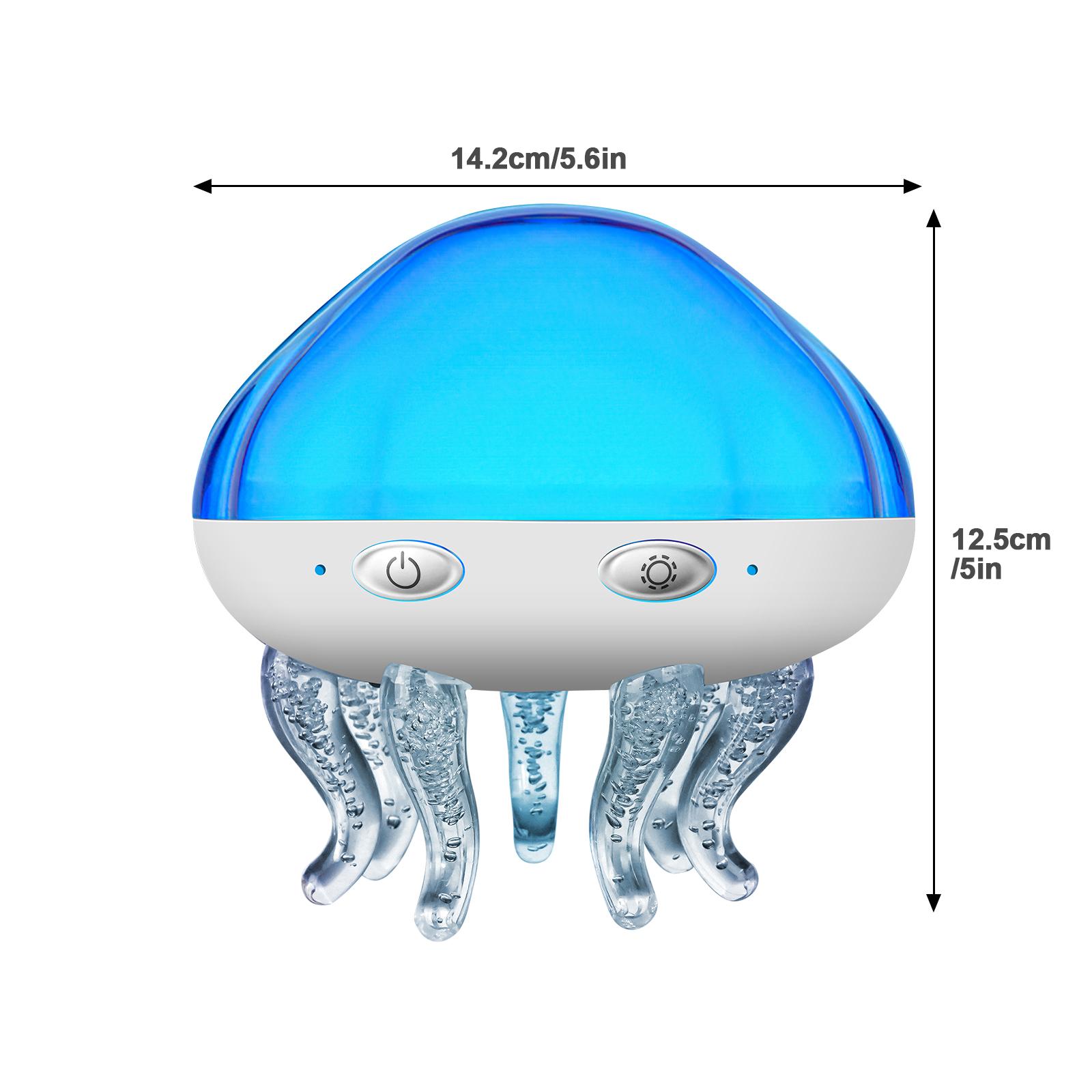 

Jellyfish Lamp LED Galaxy Projector Remote Light 7 Color Projector Bedroom USB Night Light Kids Room Christmas Party Decoration WHITE