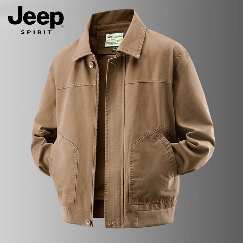 JEEP SPIRIT Men s Washed Cotton Casual Jacket M