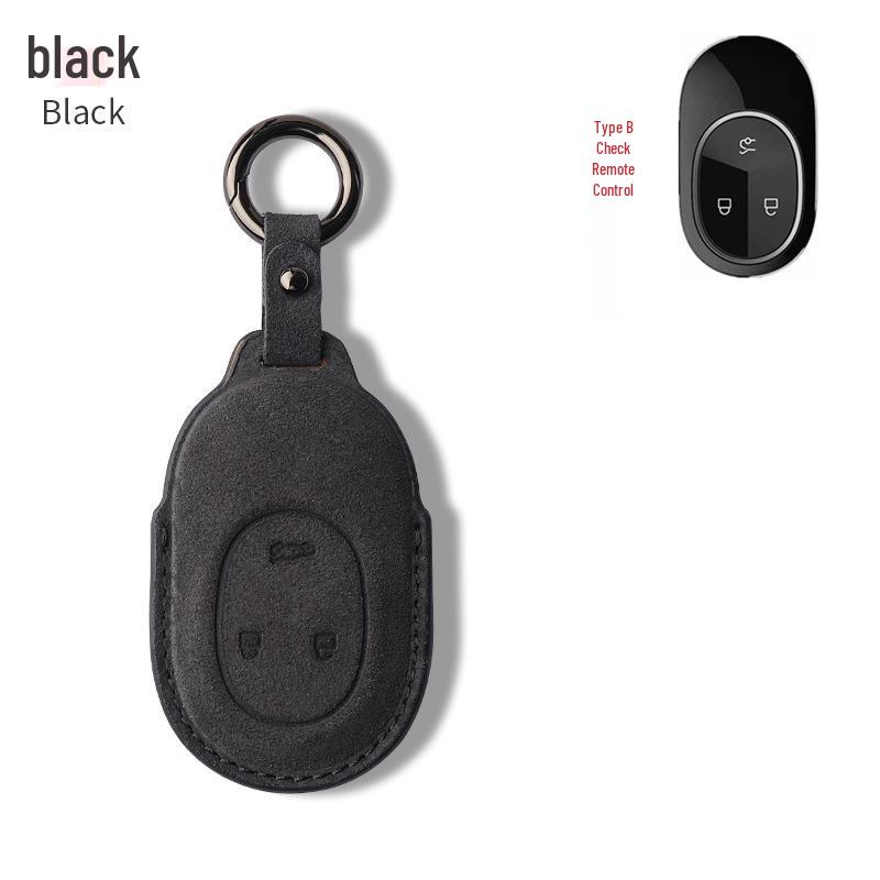 NIO ET5/ET7/ES6/ES8/EC6 Hochwertiges Wildleder Schlüsseletui - Unisex Auto Schutzschale Hülle