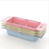 New Adjustable Dish Drainer Sink Drain Basket Washing Vegetable Fruit Plastic Home Drying Rack Kitchen Accessories Organizer