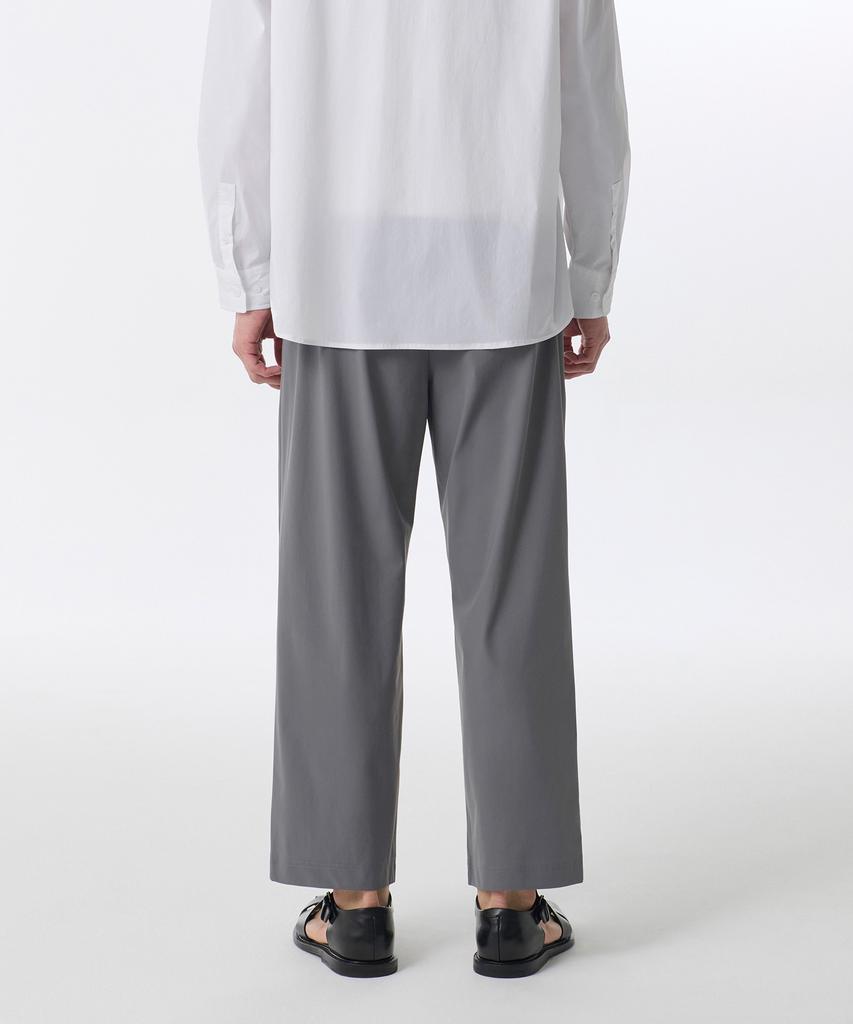 MUSINSA STANDARD Cooling Loose Tapered Elastic Waist Pants [Medium Grey]