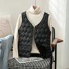 Autumn and winter new velvet vest women's warm inner vest short slim-fit vest jacket lamb wool sleeveless top