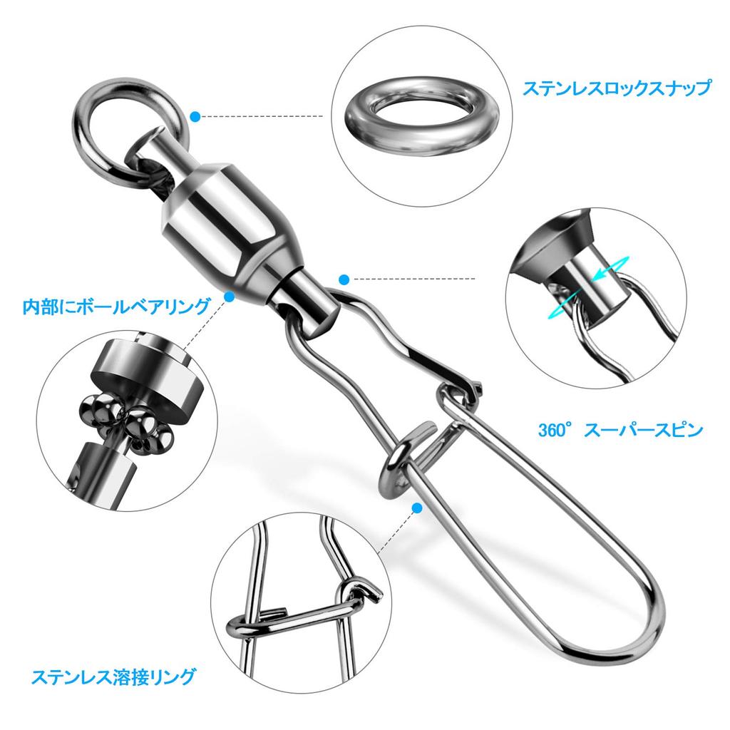 High Strength Swivel Stainless Steel Sarkan Ball Bearing Swivel Quick