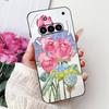 Téléphone pour rien (3a) A059 Coque Pour Nothing Phone 3a Étui Silicone Mode Luxe Fleurs Chat Mignon Drôle Peint Pare-chocs Souple