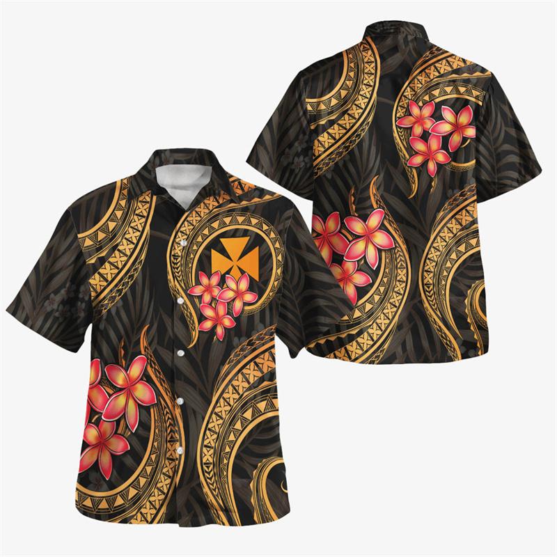 Hawaiian Beach Shirt Fashion Men's Shirt Retro Casual Street Clothing Men's Summer Unisex Short Sleeve Top