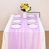 3D Pearl Beaded Mesh Wedding Dress Table Runner