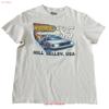White  T Shirt with Back To the Future Design Medium Vintage Washed Versatile Stylish Comfortable Unisex Breathable Stretched