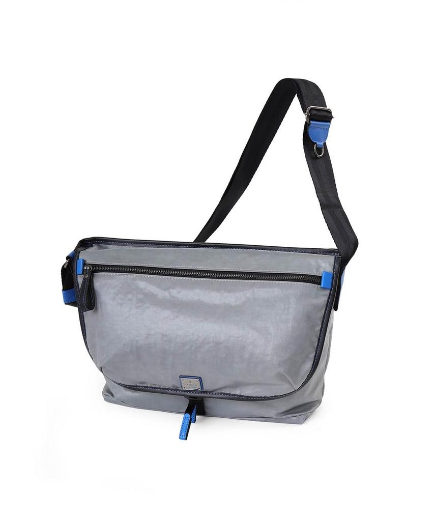 Lanvin en Bleu Heather Shoulder Gray Men's Bag,