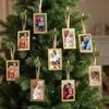 Acrylic 3 Inch Photo Frame Ornament DIY with Hanging Rope Christmas Tree Photo Ornament Vertical/Horizontal Style