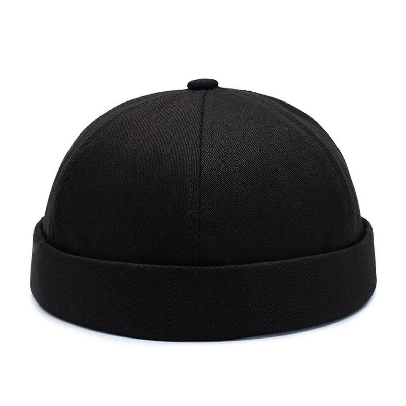 Beanie Männer Frauen Retro Brimless Tragbare Verstellbare Schädeldecke Hip Hop Hut Schädel Kappe