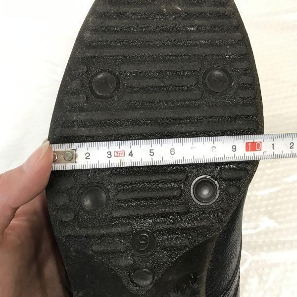 Vintage/JENKIN/Steel Toe Leather European Service Shoes Plain Toe/9/27.5/Black/BLACK/Safety/Business Dress Shoes