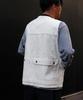 Snow Peak Sulfur Dyed Fade Painted Vest XL VT-26SU004 - Outerwear, Mid-layer Vest, Men's & Women's, ECRU,