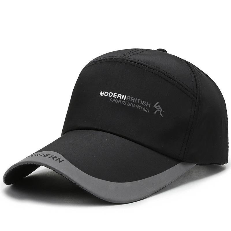 Spring And Autumn Hat Men'S Extended Brim Baseball Cap Outdoor Men'S Fishing Cap Sunshade Sunscreen Sports Cap Cap