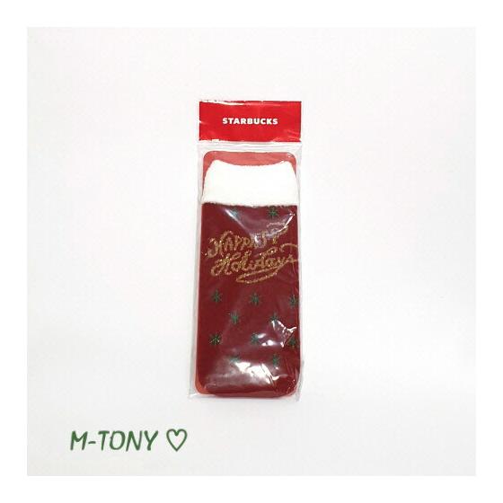 Starbucks Starbucks Holiday Red Letter Bottle Cover Tumbler Pouch Click Post Shipping Overseas Limited Item/Not Released in