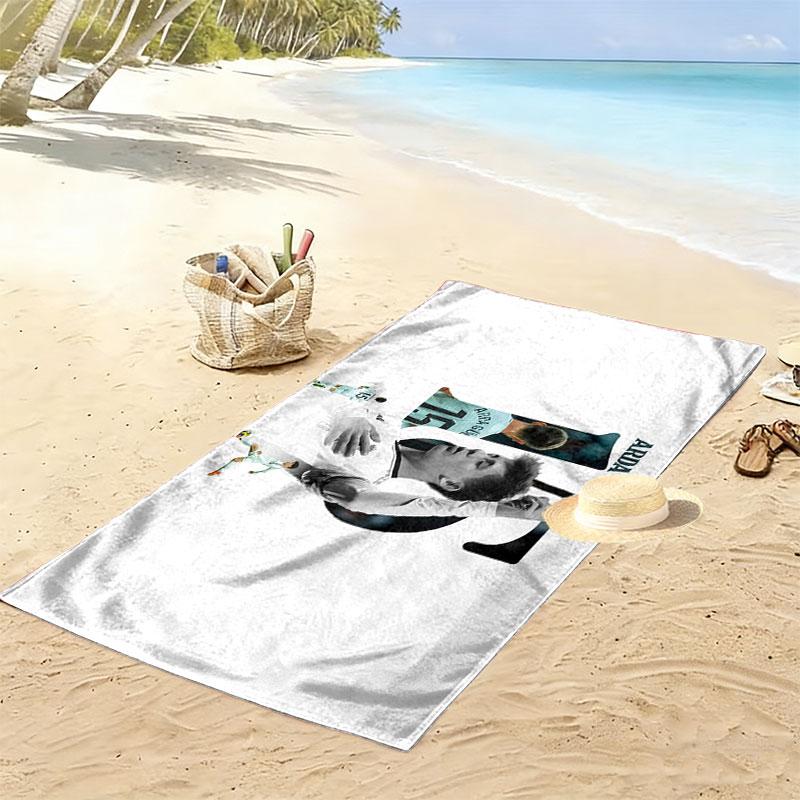 Guler Print Beach Towel, Large Soft Quick Dry Towel for Beach Camping Swimming