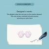 WOSTU 925 Sterling Silver Lovely Pink Cat Ear Hoop Earrings For Women Mini Cute Pet Paw Studs Clips Girl Birthday Jewelry Gift