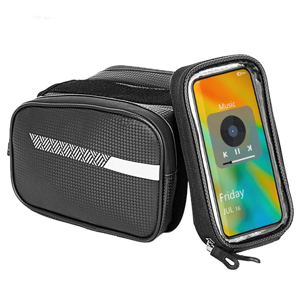 Multifunction Cycling Phone Front Frame Bag Waterproof Cycling Top Tube Bag  Road Bike Cycling