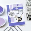Transparent Silicone Dog Stamps for DIY Journaling - March 2025 Series (Model 7402)