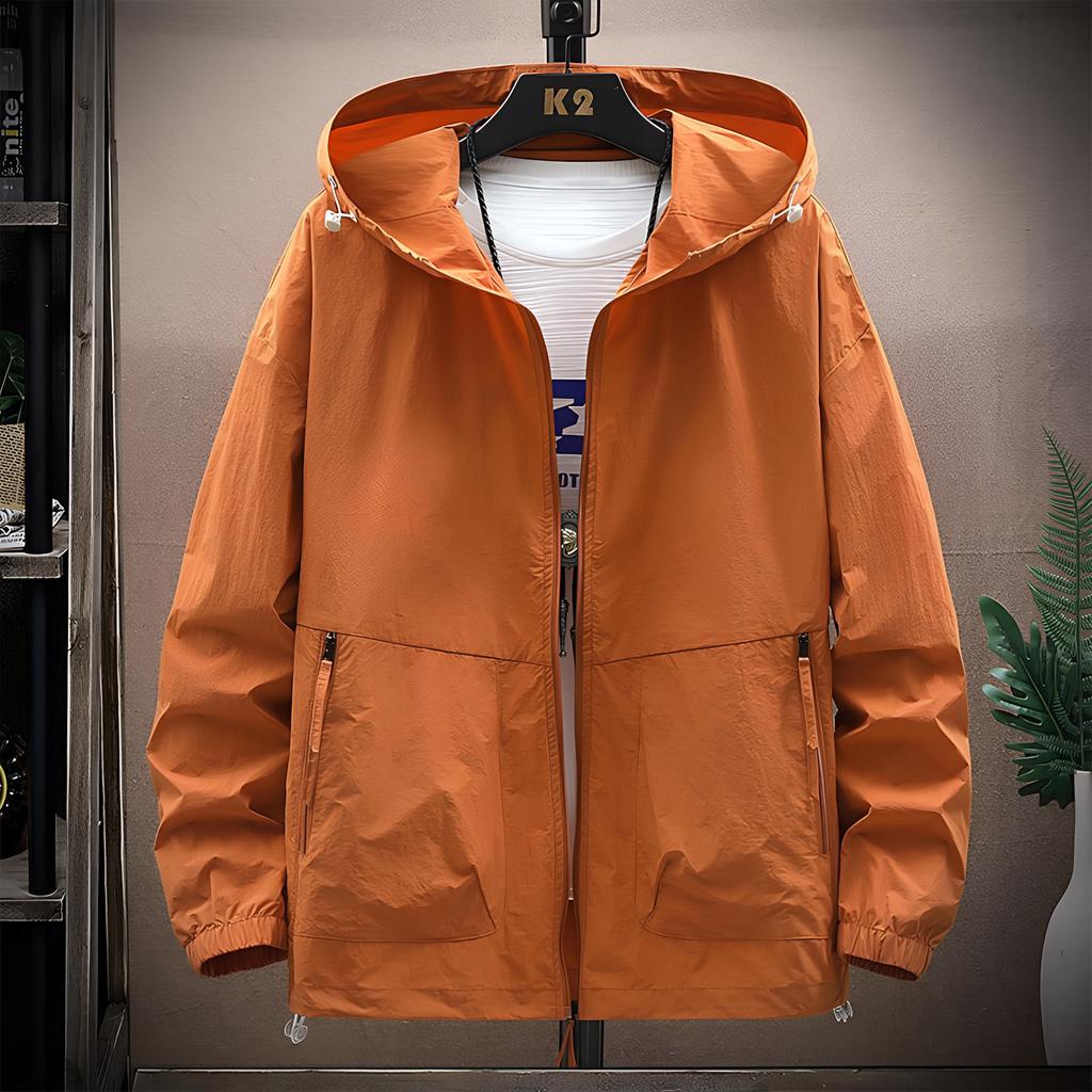 Letní Neformální Všestranné Jednobarevné Lední bunda s kapucí Páry Vícebarevné Velké yardy Volné Oděvy na opalování 8XL