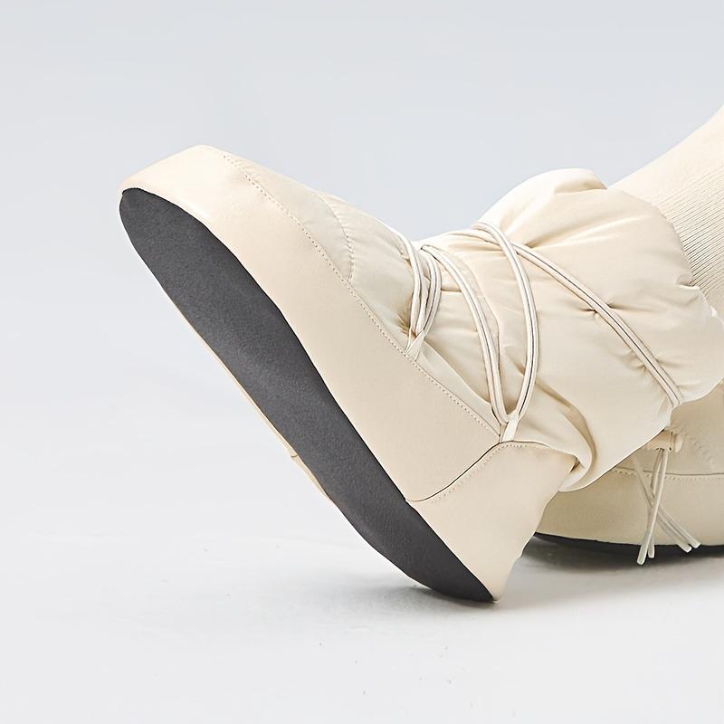 Voksne dansesko for trening Vintervarme Høye støvletter Fleecefôret Fortykkede Ytelsesdansesko Ballettsko