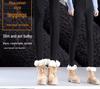 Leggings Vellutati Spessi a Vita Alta da Donna Taglie Forti