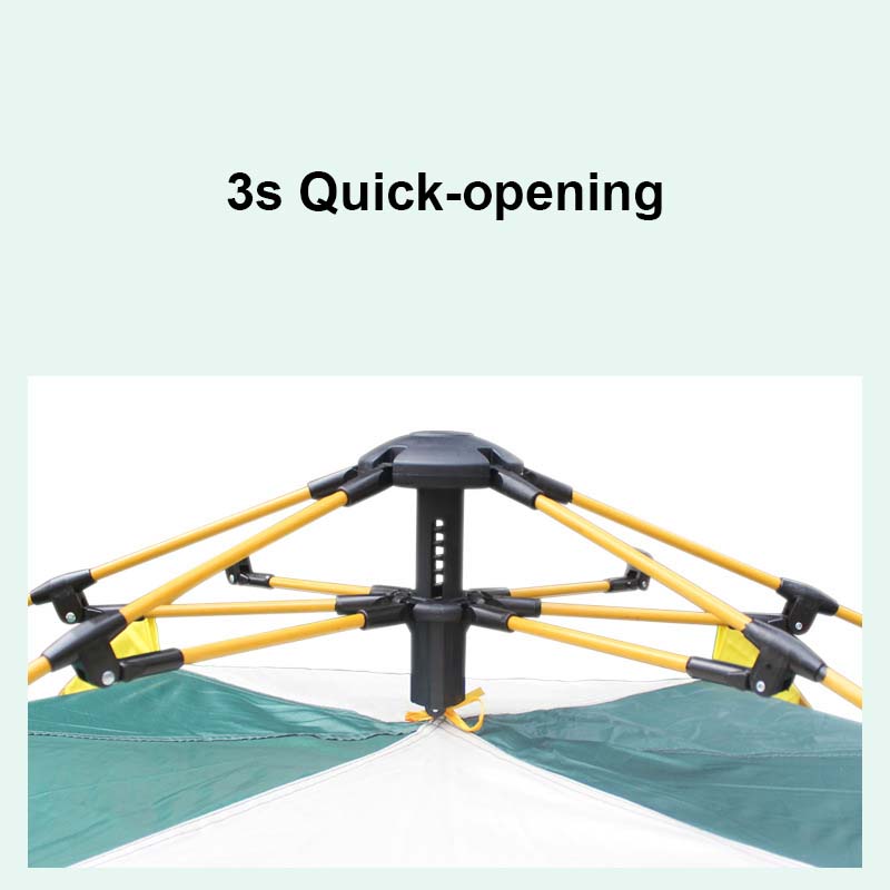 Barraca Totalmente Automática para 2-3 Pessoas/3-4 Pessoas À Prova de Chuva À Prova de Vento Toldo Sombreamento Praia Camping Caminhadas Barraca Camping Viagem Barraca Familiar Azul/Verde