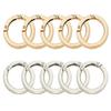 [Rinimie] 10pcs Round Carabiner Keychain Circle Key Ring Inner Diameter