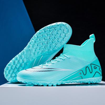 Autumn New High-top Football Shoes Men's and Women's Broken Nails and Long Nails Professional Training Shoes Boys' Sports Football Shoes