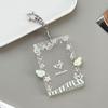 Angel Piano Themed 3 Inch Photocard Holder Acrylic Hard Card Sleeve Scratch Resistant Protector for Idol Card Collection