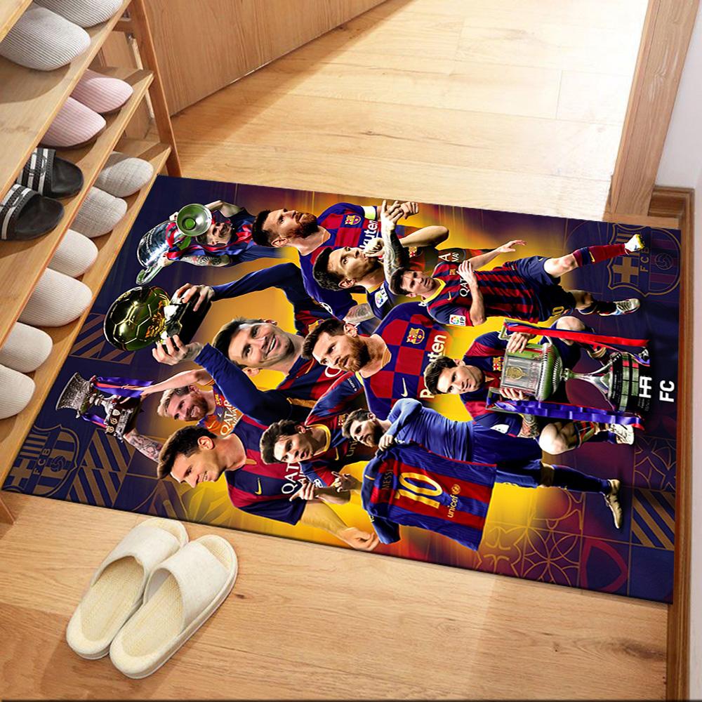 Messi 180 Floor Rug Office Rug Suitable for Playrooms Outdoor Living Rooms Balcony Antislip Carpet Office home decor Birthday/Christmas Gift