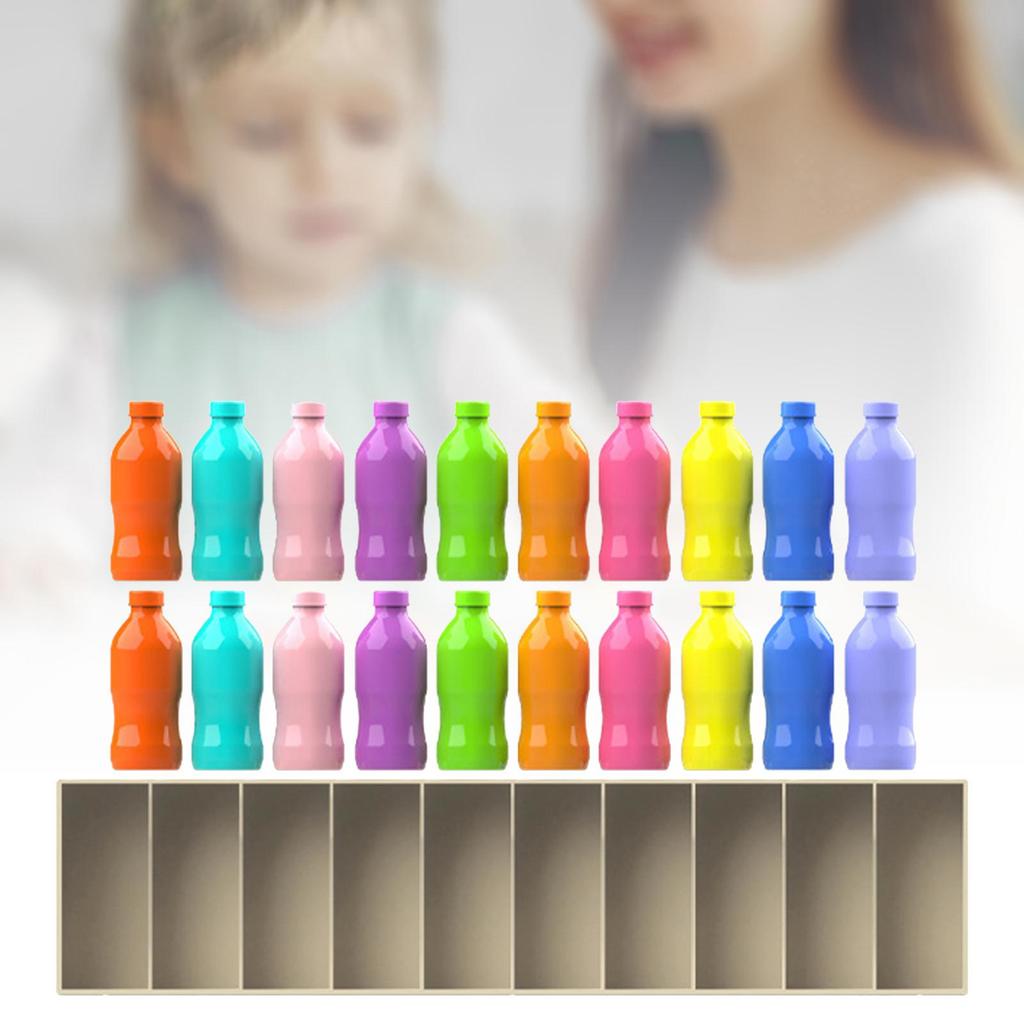 Bottle Color Matching Toy, Game Unique Family Games Match The Toy for Camping Birthday and