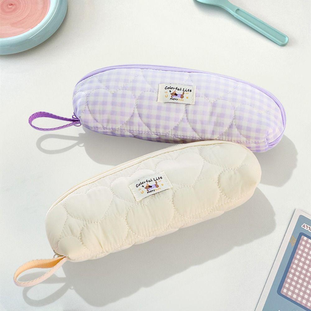 Large Capacity Pencil Case Portable Stationery Bag Lightweight Pen Pouch  Students Gift