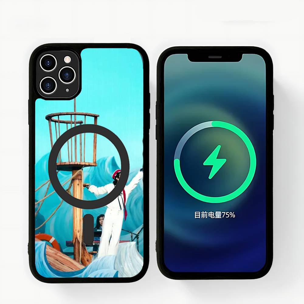 

C-Conan Gray Wishbone For Magnetic Phone Case Wireless PC+TPU For IPhone 11 12 13 14 15 16 17 Pro Max Plus iPhone 16 plus