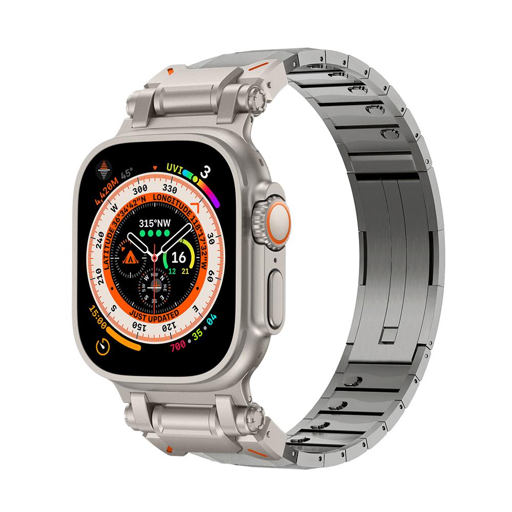 Luxury Stainless Steel Strap for Apple Watch Ultra 3 49mm Men Band For iWatch Series 11 10 46mm 9 8 7 6 5 SE 45mm 44mm Bracelet for Apple Watch 44mm