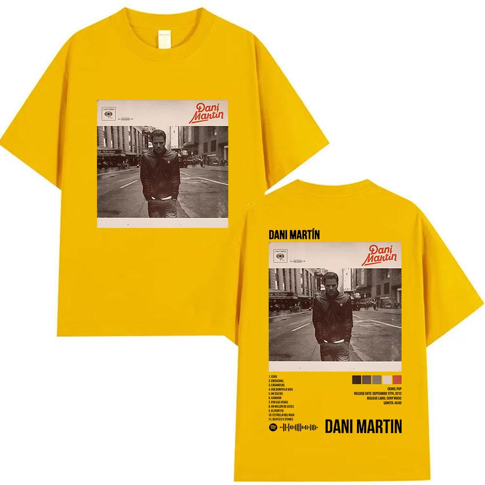 

Rapper Dani Martin s 2025 Album Graphic Fashion Trend Retro Style 2025 Summer Pure Cotton 100% Printed Loose Casual T-shirt 4XL